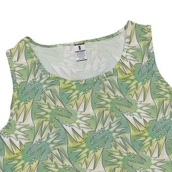 Dragon Weaving Inferno Lime Dress Geek Nerd Designs by Nathan fantasy prints lx - C