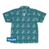 Dragon Weaving Inferno Teal Youth Hawaiian Shirt Geek Nerd Designs by Nathan fantasy prints q225