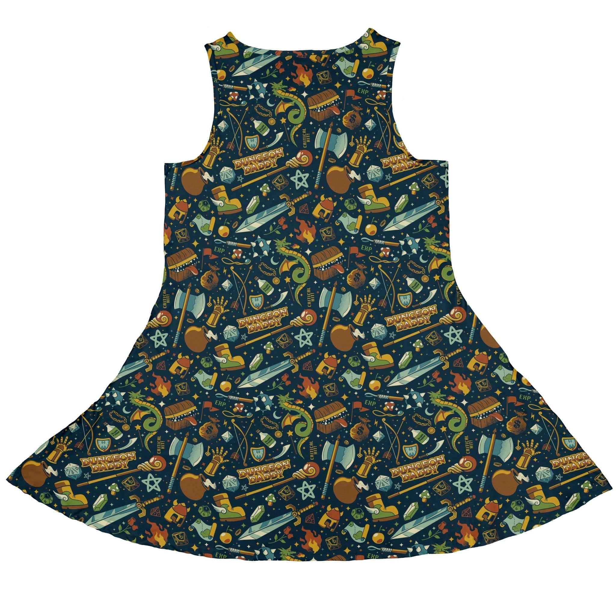 Dungeon Daddy Dress Geek Nerd Design by Tobe Fonseca dnd & rpg print lx - C