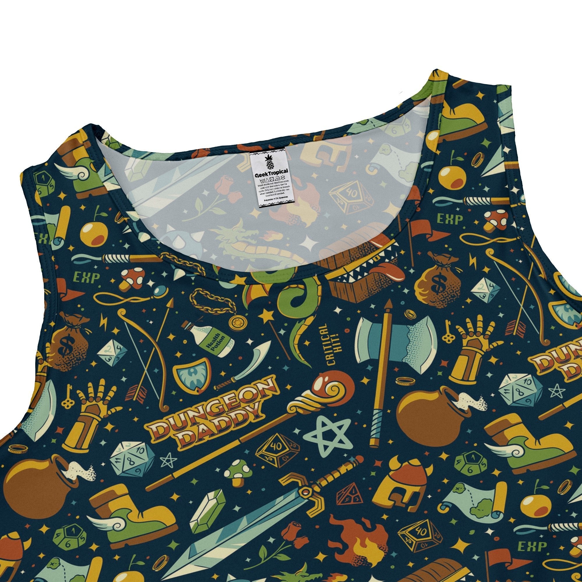 Dungeon Daddy Dress Geek Nerd Design by Tobe Fonseca dnd & rpg print lx - C