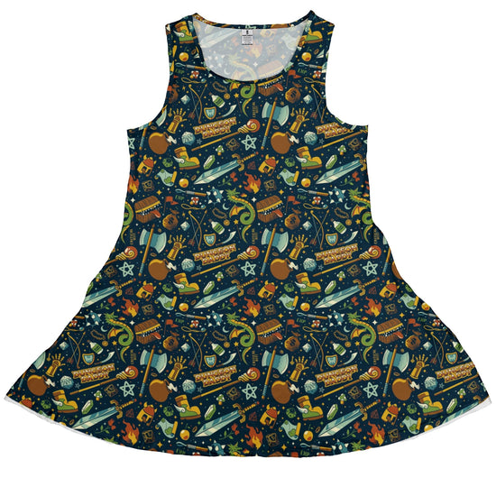 Dungeon Daddy Dress Geek Nerd Design by Tobe Fonseca dnd & rpg print lx - C