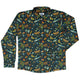 Dungeon Daddy Long Sleeve Button Up Shirt Geek Nerd adult sizing Design by Tobe Fonseca dnd & rpg print