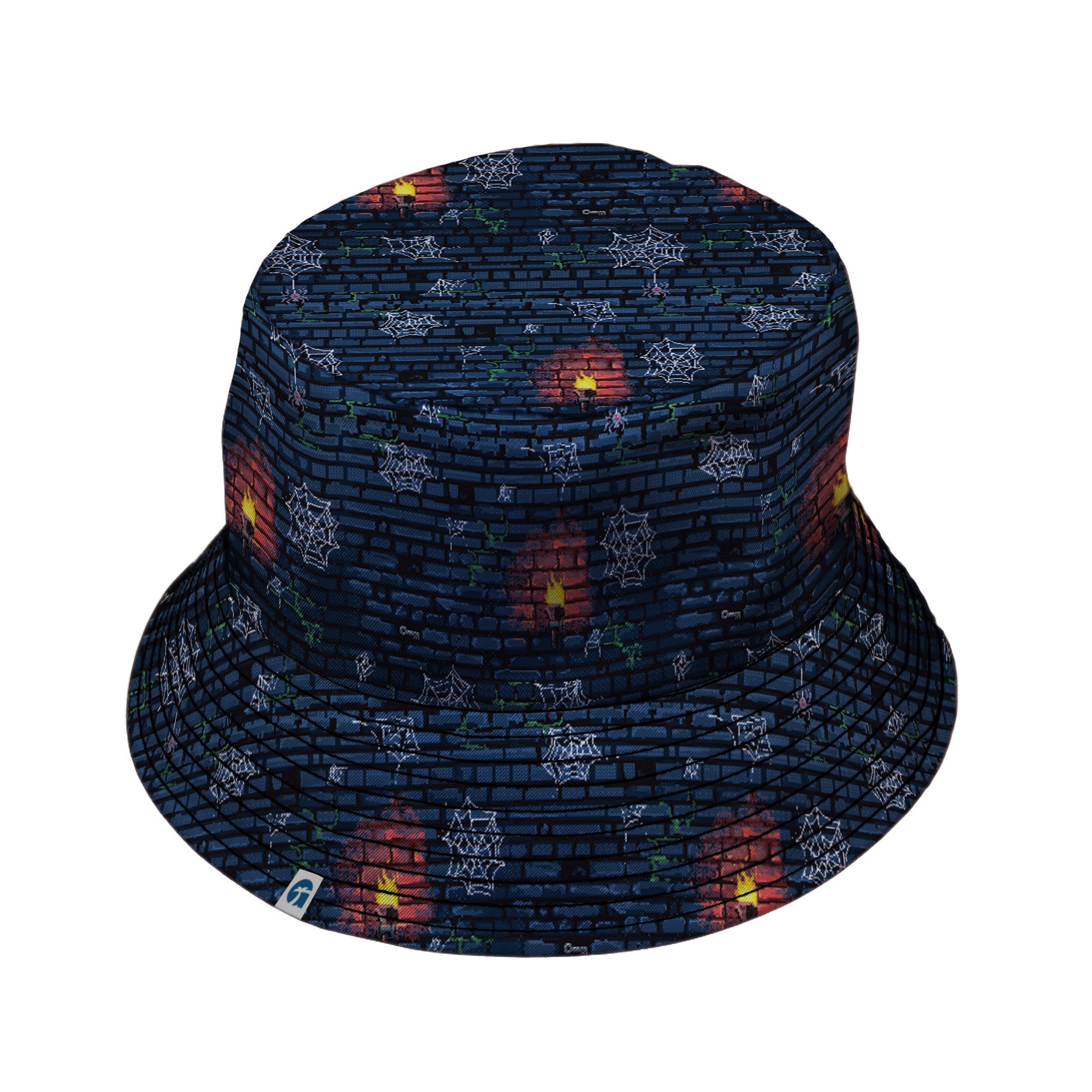Dungeon Wall Bucket Hat Geek Nerd Design by Claire Murphy dnd & rpg print lx - B
