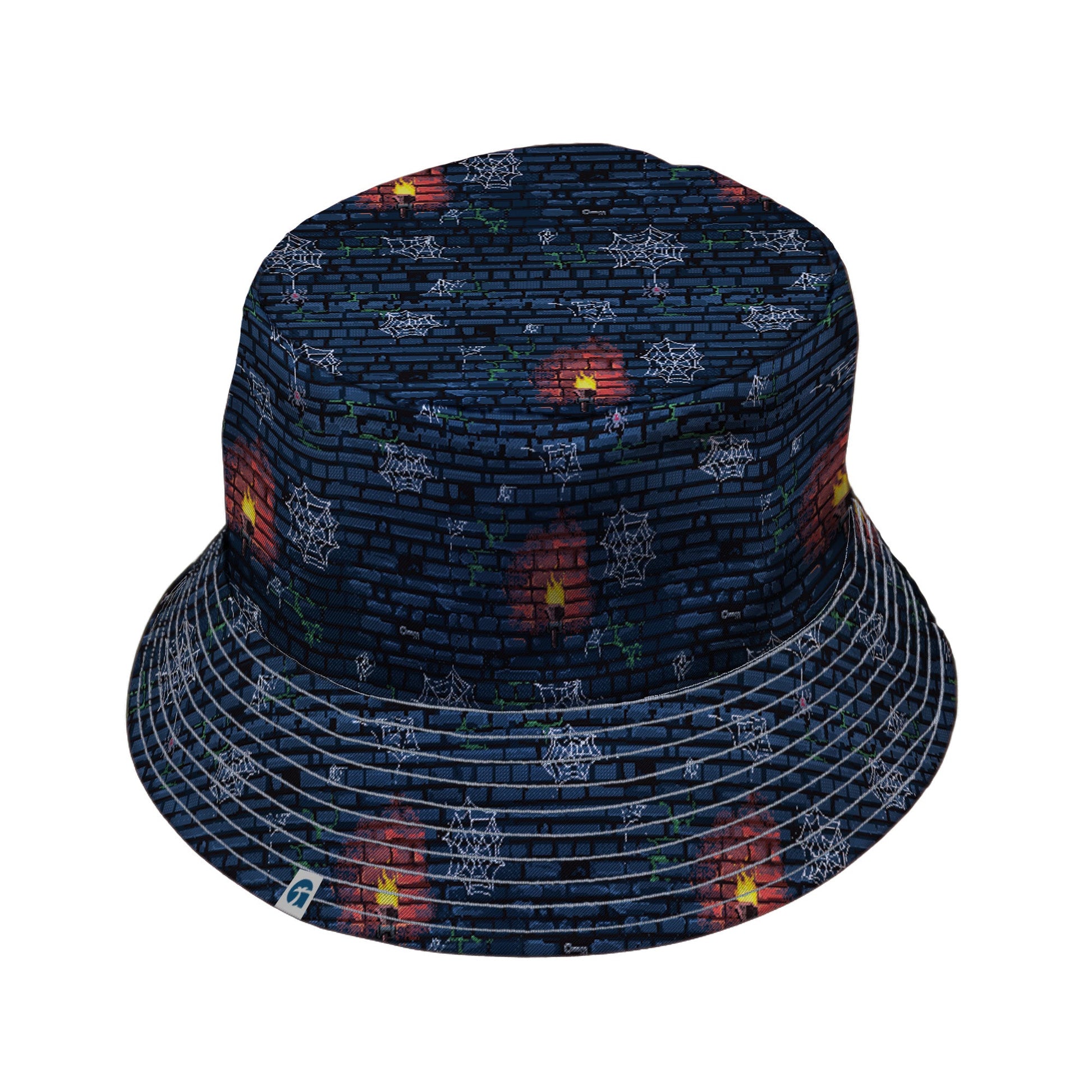 Dungeon Wall Bucket Hat Geek Nerd Design by Claire Murphy dnd & rpg print lx - B