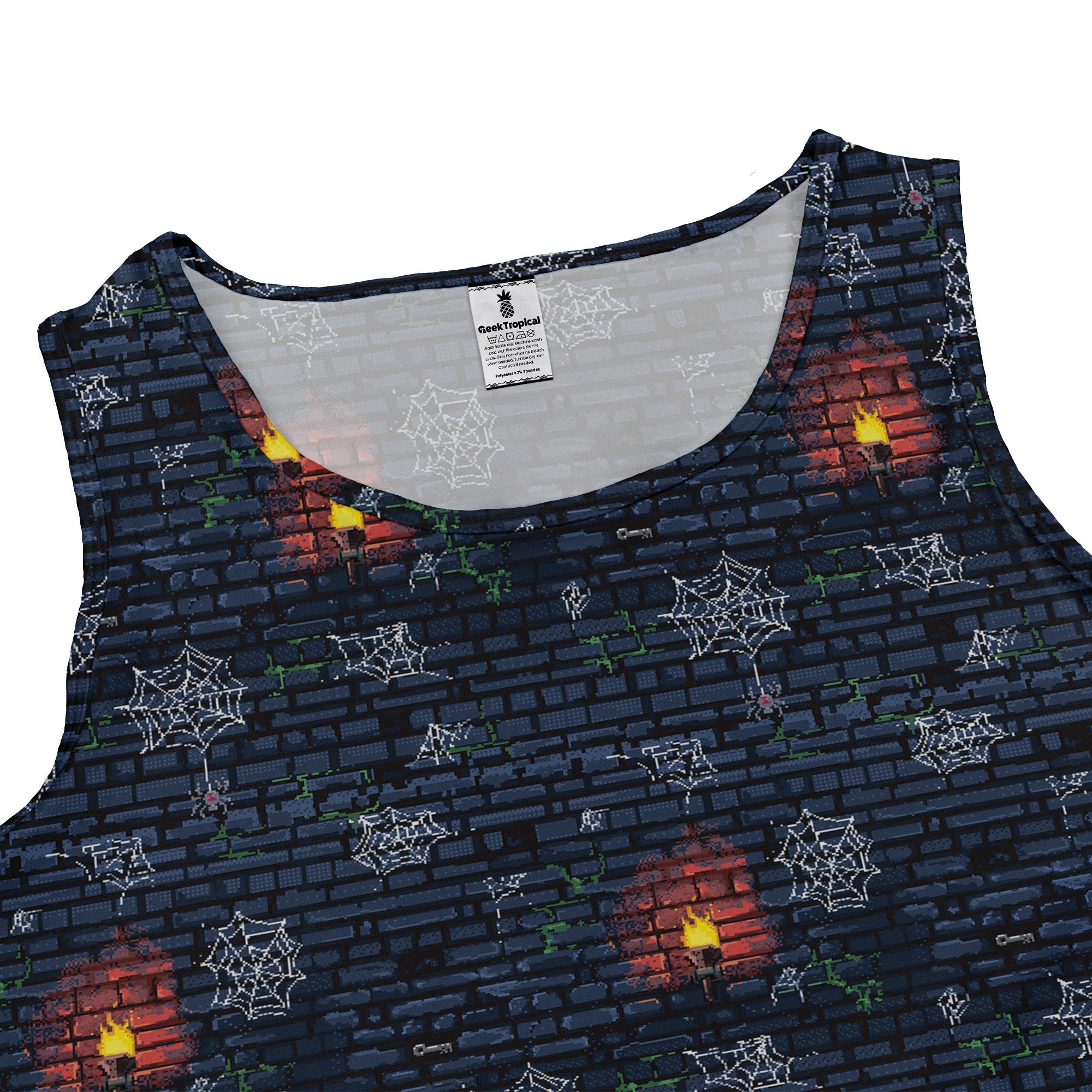 Dungeon Wall Dress Geek Nerd Design by Claire Murphy dnd & rpg print lx - C