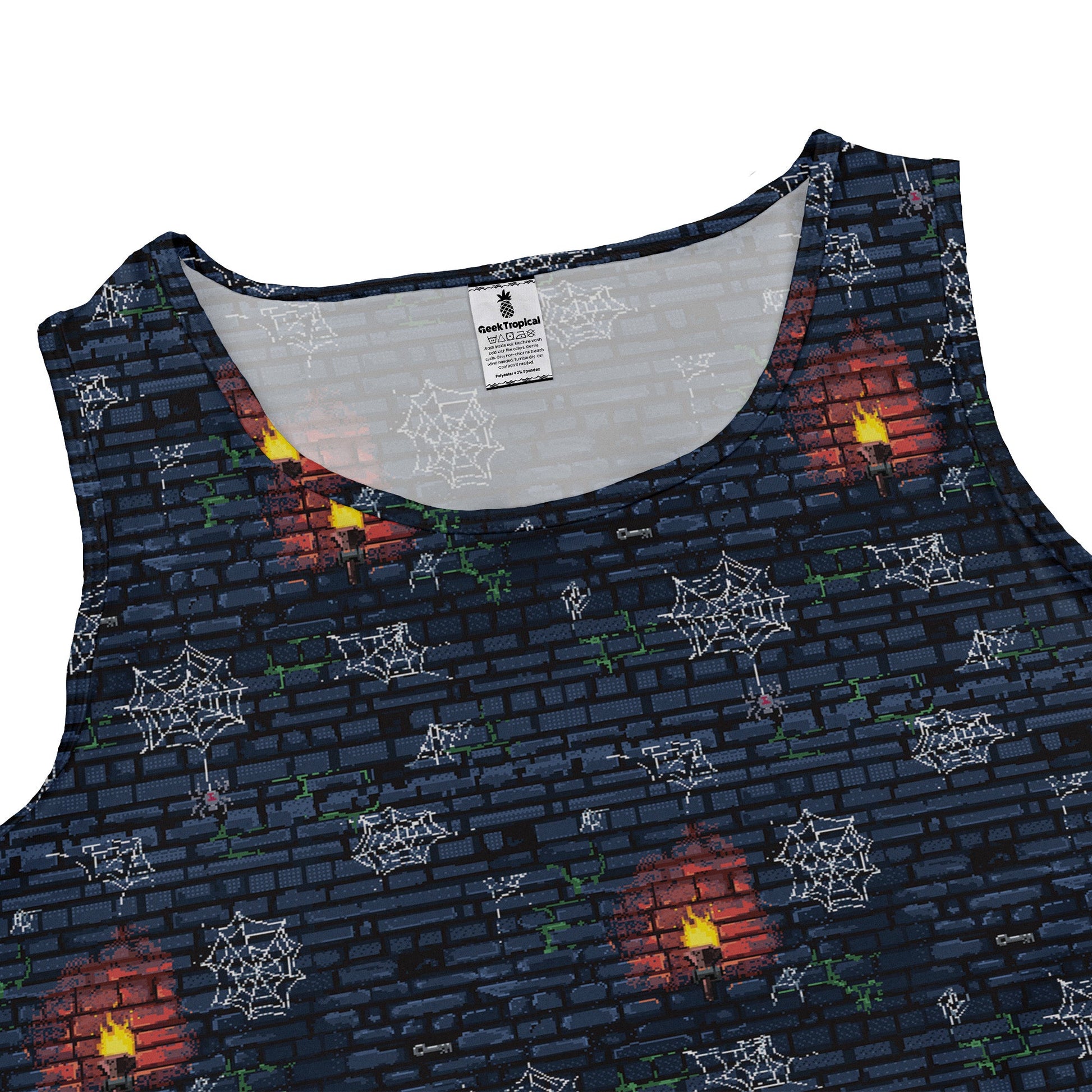 Dungeon Wall Dress Geek Nerd Design by Claire Murphy dnd & rpg print lx - C