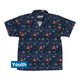 Dungeon Wall Youth Hawaiian Shirt Geek Nerd Design by Claire Murphy dnd & rpg print q225