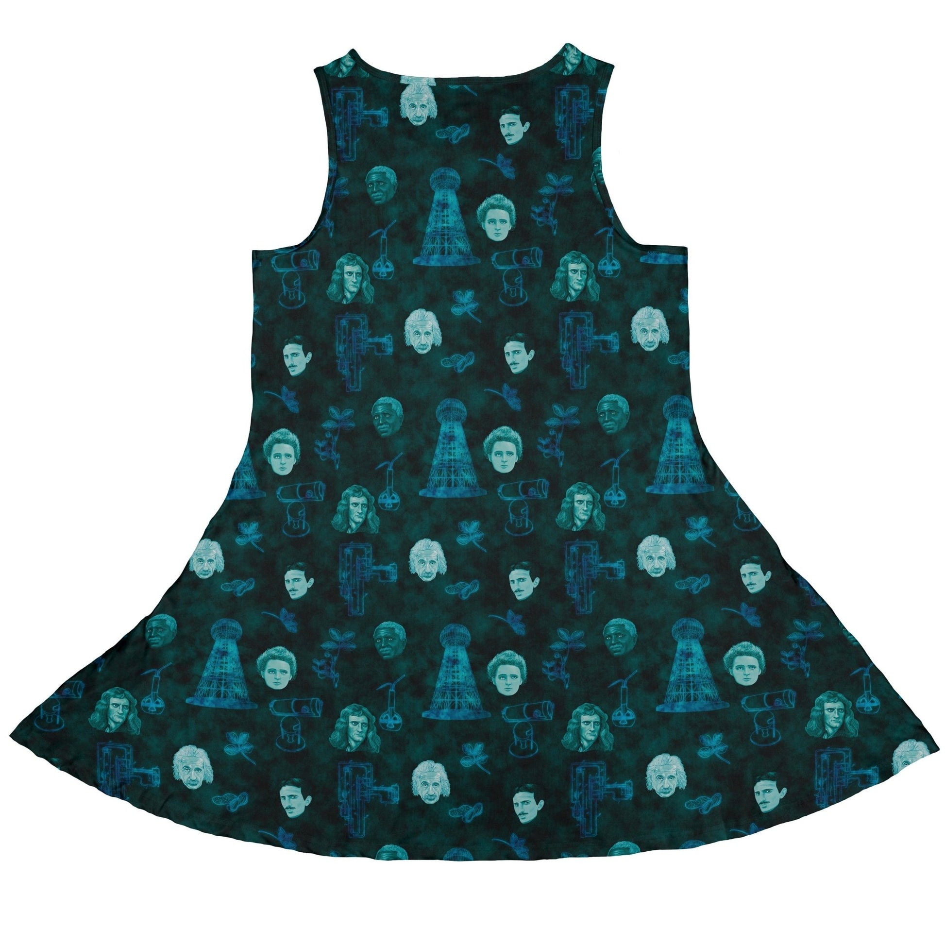 Eerie Science Legends Dress Geek Nerd Designs by Nathan lx - C science print