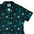 Eerie Science Legends Curvy Button Up Shirt Geek Nerd Designs by Nathan science print women
