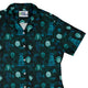 Eerie Science Legends Curvy Button Up Shirt Geek Nerd Designs by Nathan science print women