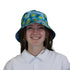Einstein Tile Lagoon Teal Bucket Hat Woman