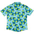 Einstein Tile Lagoon Teal Button Up Shirt Back