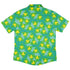 Einstein Tile Meadow Green Button Up Shirt Back