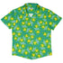 Einstein Tile Meadow Green Button Up Shirt Hawaiian Front