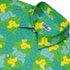 Einstein Tile Meadow Green Button Up Shirt Neck