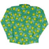 Einstein Tile Meadow Green Long Sleeve Button Up Shirt back