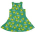 Einstein Tile Meadow Green Sleeveless Dress back