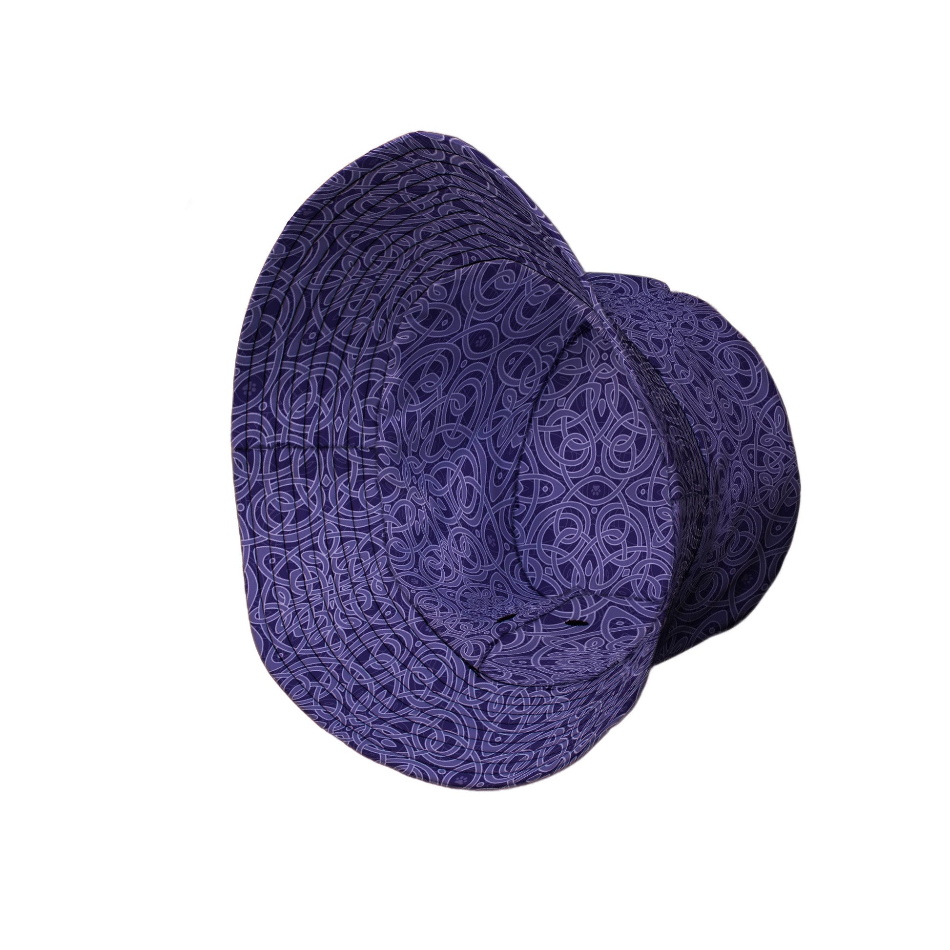 Endless Celtic Knot Lilac Bucket Hat Side View