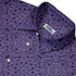 Endless Celtic Knot Lilac Button Up Shirt Neck