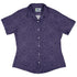 Endless Celtic Knot Lilac Curvy Button Up Shirt womens front