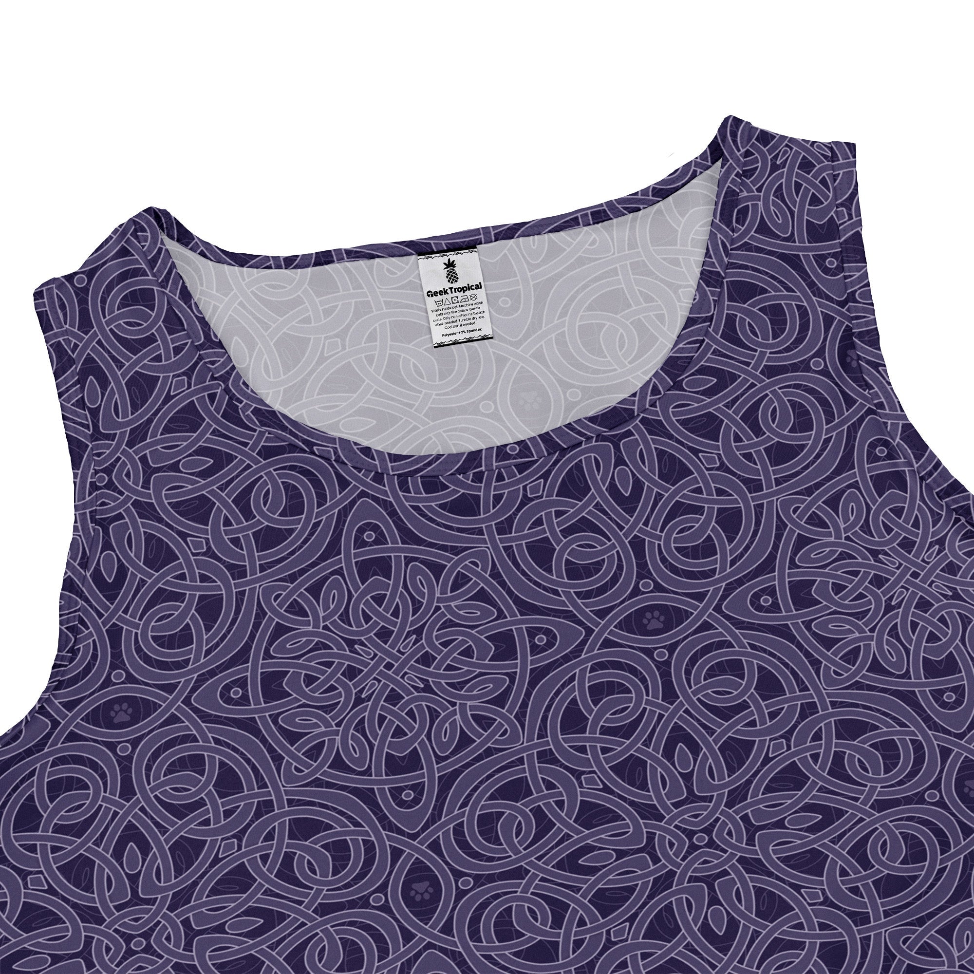 Endless Celtic Knot Lilac Sleeveless Dress 2