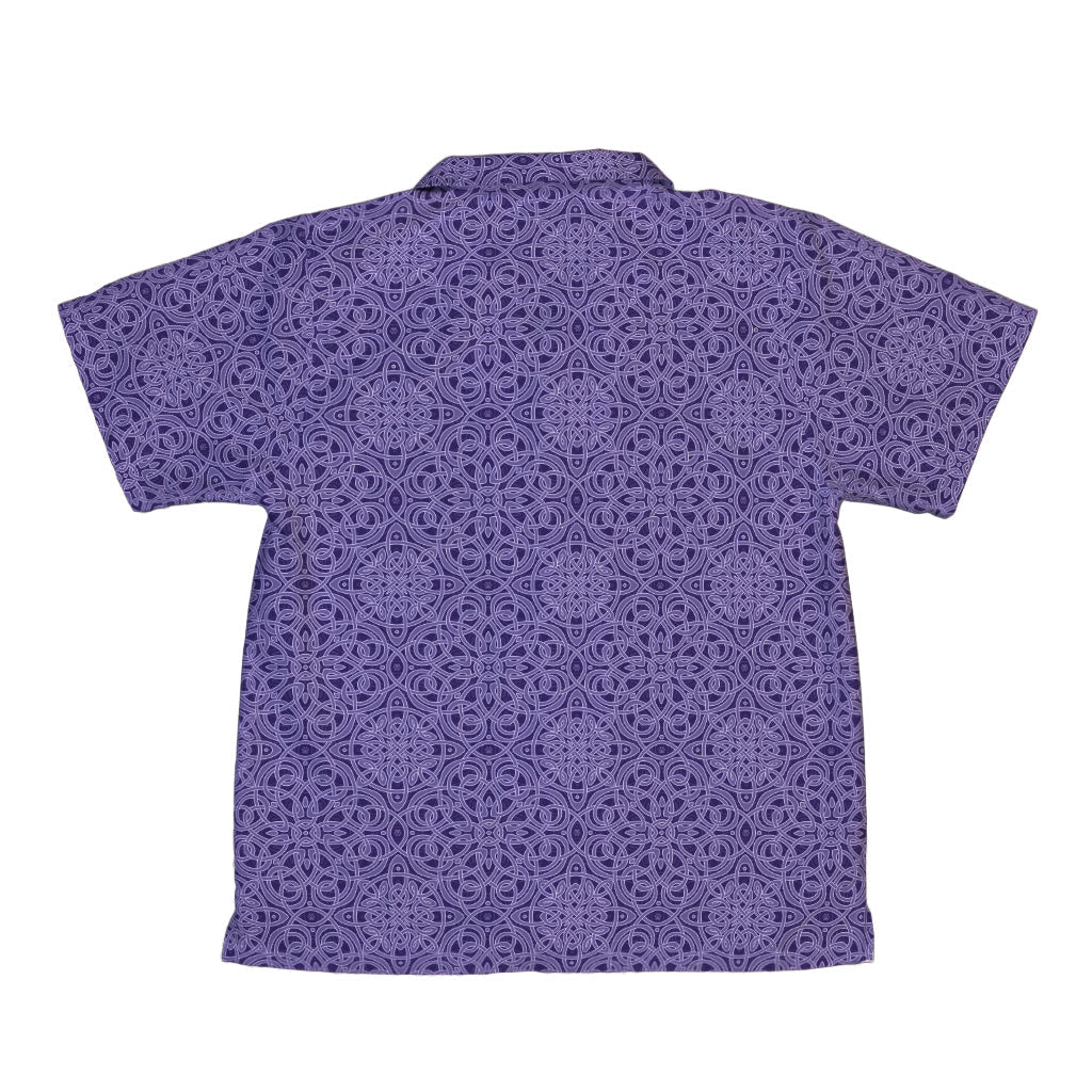 Endless Celtic Knot Lilac Youth Hawaiian Shirt Back