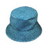 Endless Celtic Knot Teal Bucket Hat Black Stitching