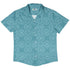 Endless Celtic Knot Teal Button Up Shirt Hawaiian Front
