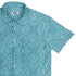 Endless Celtic Knot Teal Button Up Shirt Top Corner
