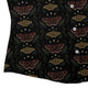 Episodic Moth Fall Curvy Button Up Shirt Geek Nerd Botany Print Design by Episodic women