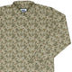 Episodic Mushroom Green Long Sleeve Button Up Shirt Geek Nerd adult sizing Botany Print Design by Episodic