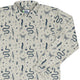 Episodic Mystical Collection Long Sleeve Button Up Shirt Geek Nerd adult sizing Botany Print Design by Episodic