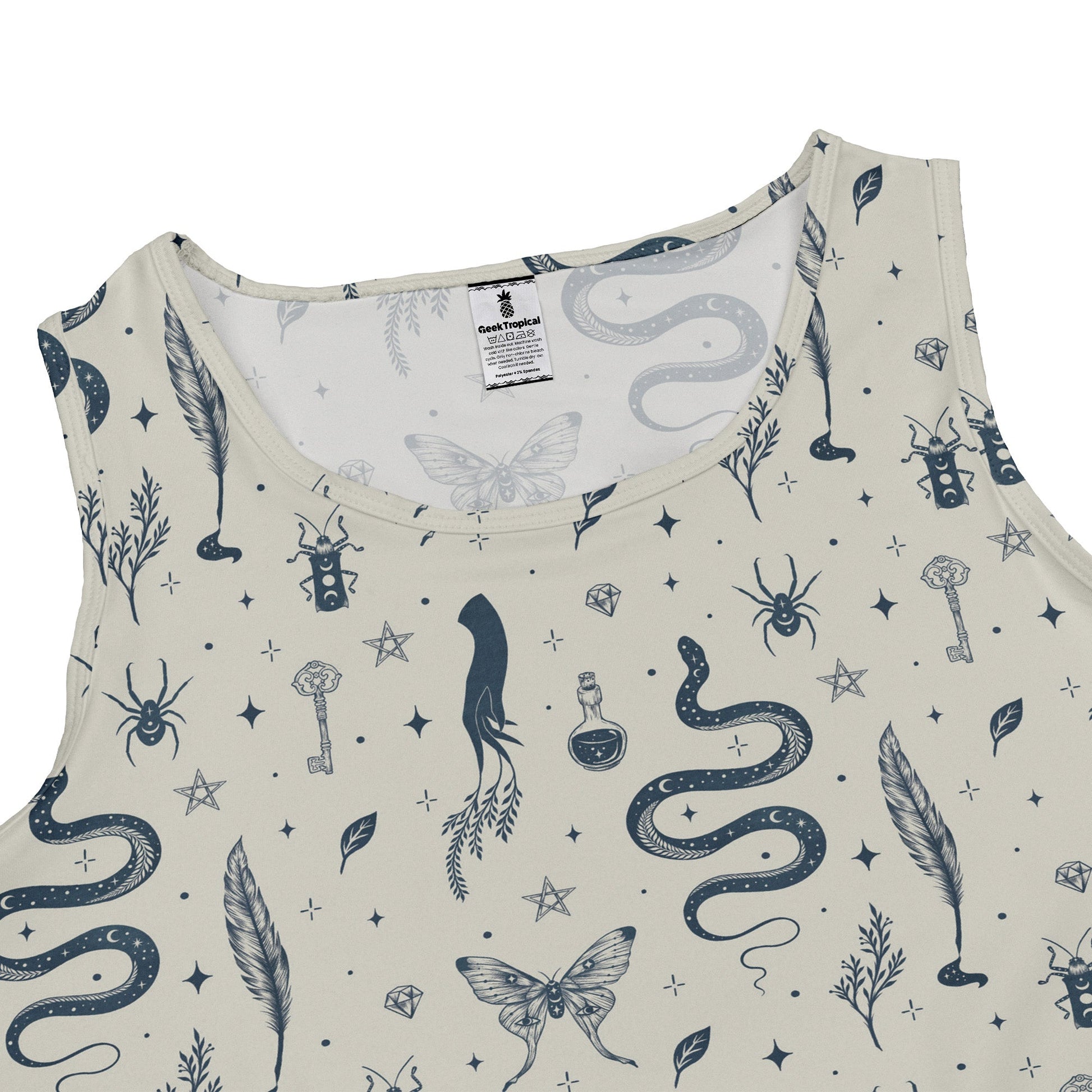 Episodic Mystical Collection Dress Geek Nerd Botany Print Design by Episodic Fantasy Prints