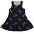Clearance Ready - to - Ship Episodic Owl Floral Dress Geek Nerd Clearance Design by Episodic lx - C