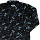 Episodic Serpent Garden Blue Space Long Sleeve Button Up Shirt Geek Nerd adult sizing Animal Patterns Botany Print