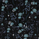 Episodic Serpent Garden Blue Space Long Sleeve Button Up Shirt Geek Nerd adult sizing Animal Patterns Botany Print