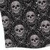 Episodic Skull Black White Long Sleeve Button Up Shirt Geek Nerd adult sizing Botany Print Design by Episodic