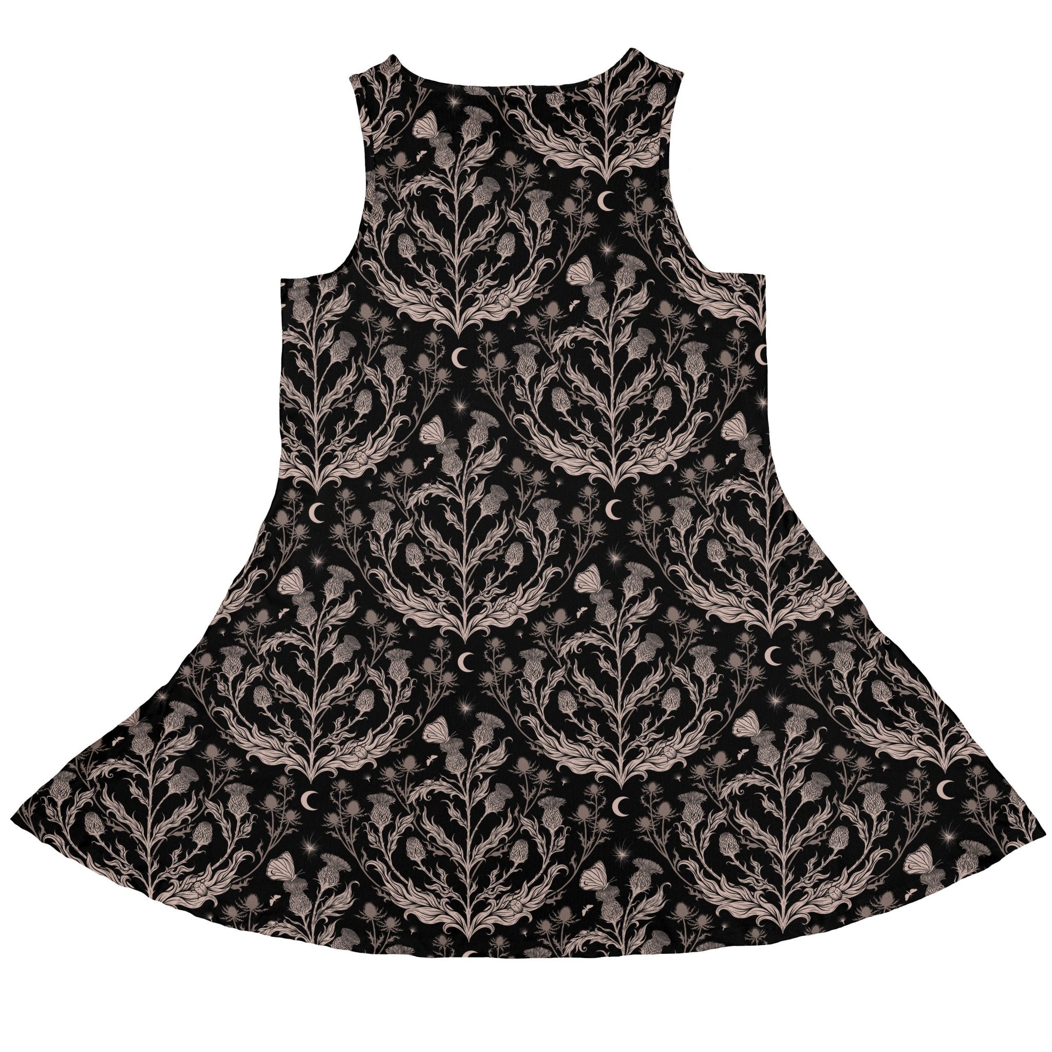 Episodic Thistle Home Black White Dress Geek Nerd Design by Episodic lx - C