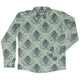 Episodic Tropical Monkey Green Long Sleeve Button Up Shirt Geek Nerd adult sizing Animal Patterns Botany Print