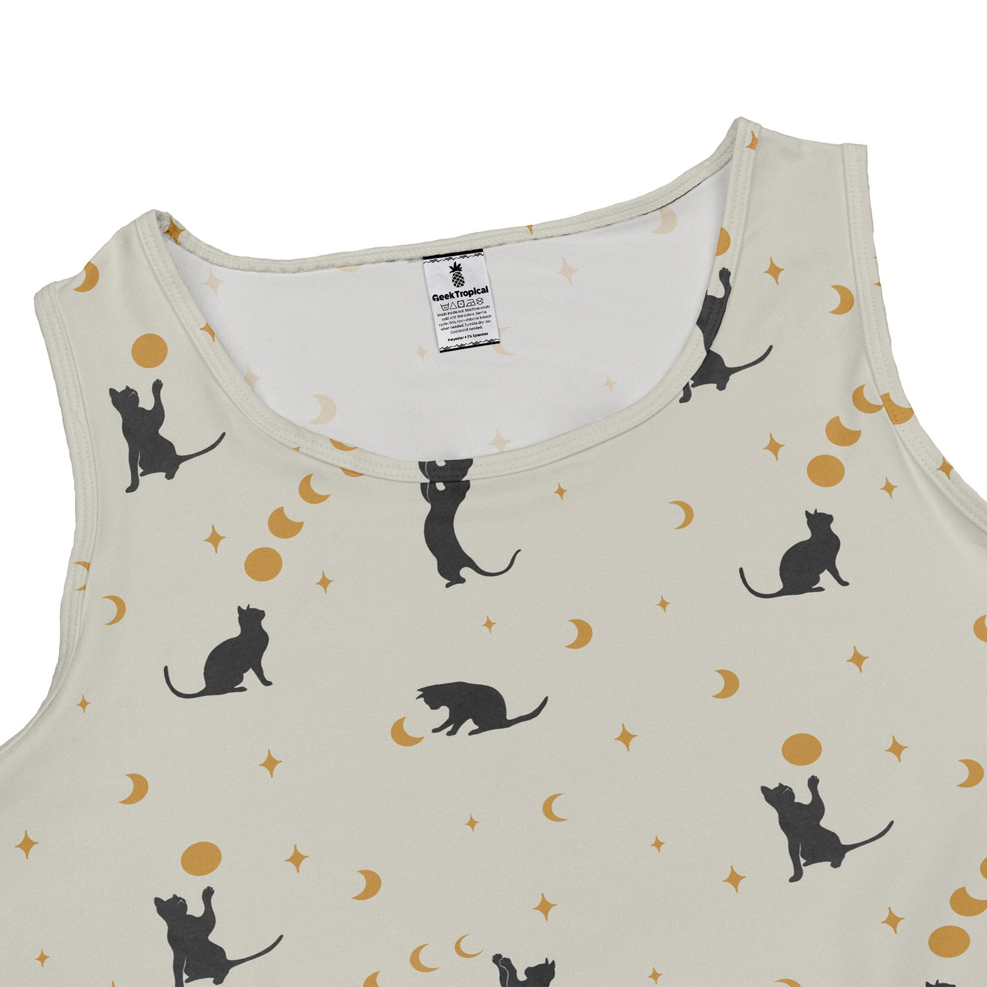 Episodic Cat Catching The Moon Dress Geek Nerd Animal Patterns Design by Episodic lx - C