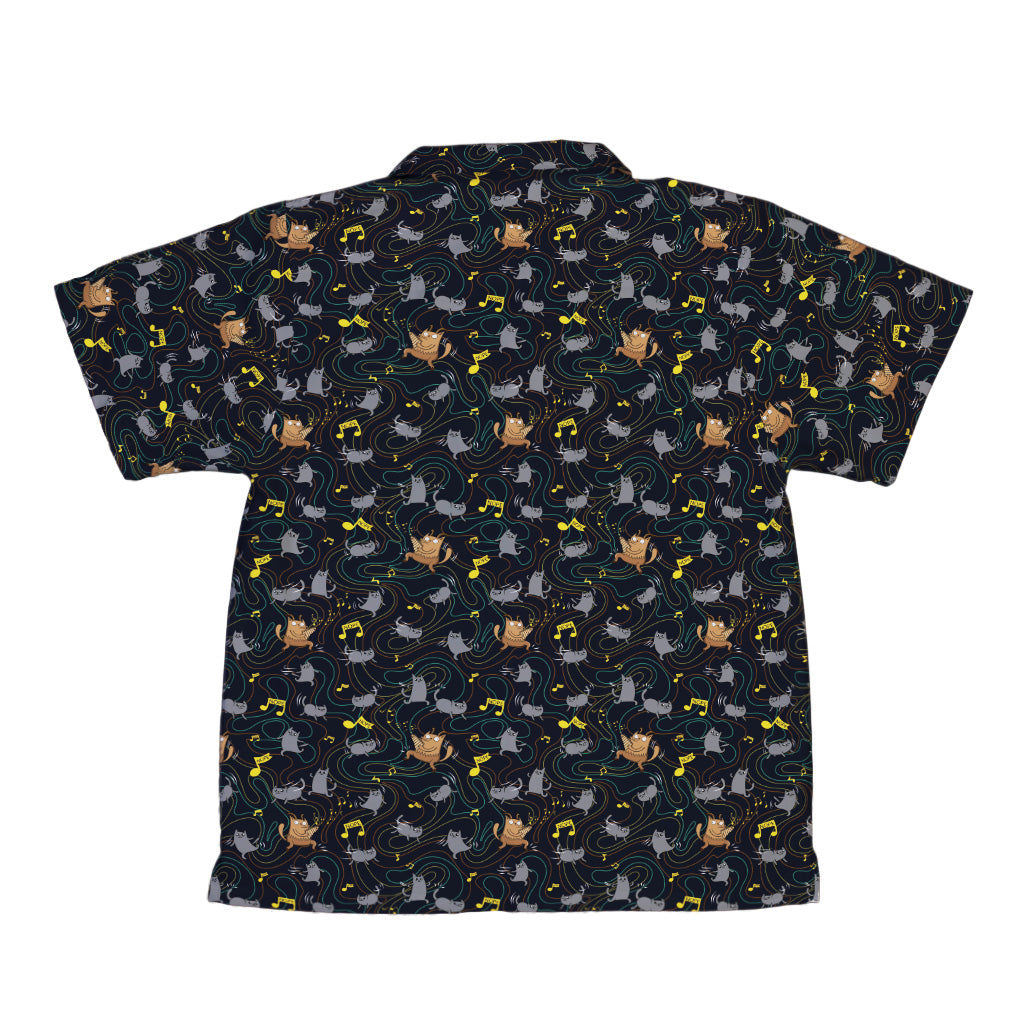 Exploding Kittens Cat Parade Youth Hawaiian Shirt Back
