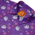 Exploding Kittens Curses Button Up Shirt Neck