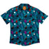 Exploding Kittens Day and Night Sky Cats Button Up Shirt - adult sizing - Animal Patterns - board game print