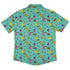 Exploding Kittens Lumber Cats Summer Button Up Shirt - adult sizing - Animal Patterns - board game print