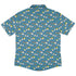 Exploding Kittens Rainbow Sky Cats Button Up Shirt - adult sizing - Animal Patterns - board game print