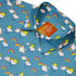 Exploding Kittens Rainbow Sky Cats Button Up Shirt - adult sizing - Animal Patterns - board game print