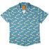 Exploding Kittens Rainbow Sky Cats Button Up Shirt - adult sizing - Animal Patterns - board game print