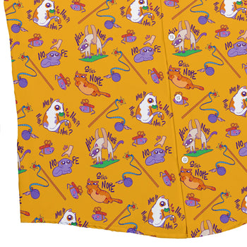 Exploding Kittens Still Nope Button Up Shirt