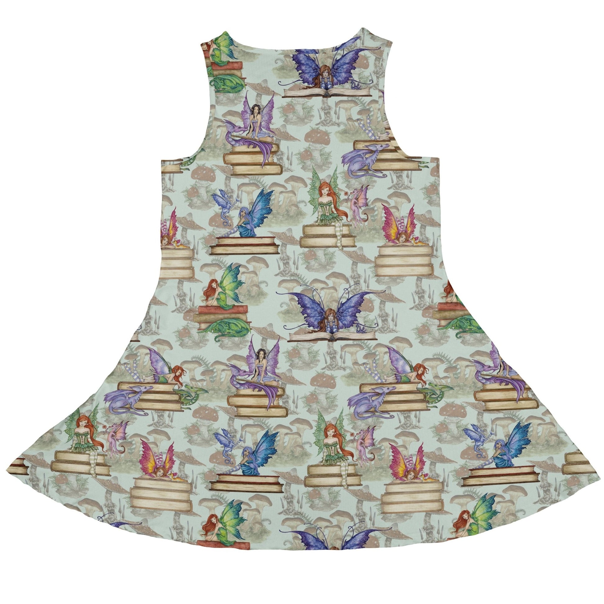 Fairy Tales Dress Geek Nerd Book Prints Design by Amy Brown Fantasy Prints