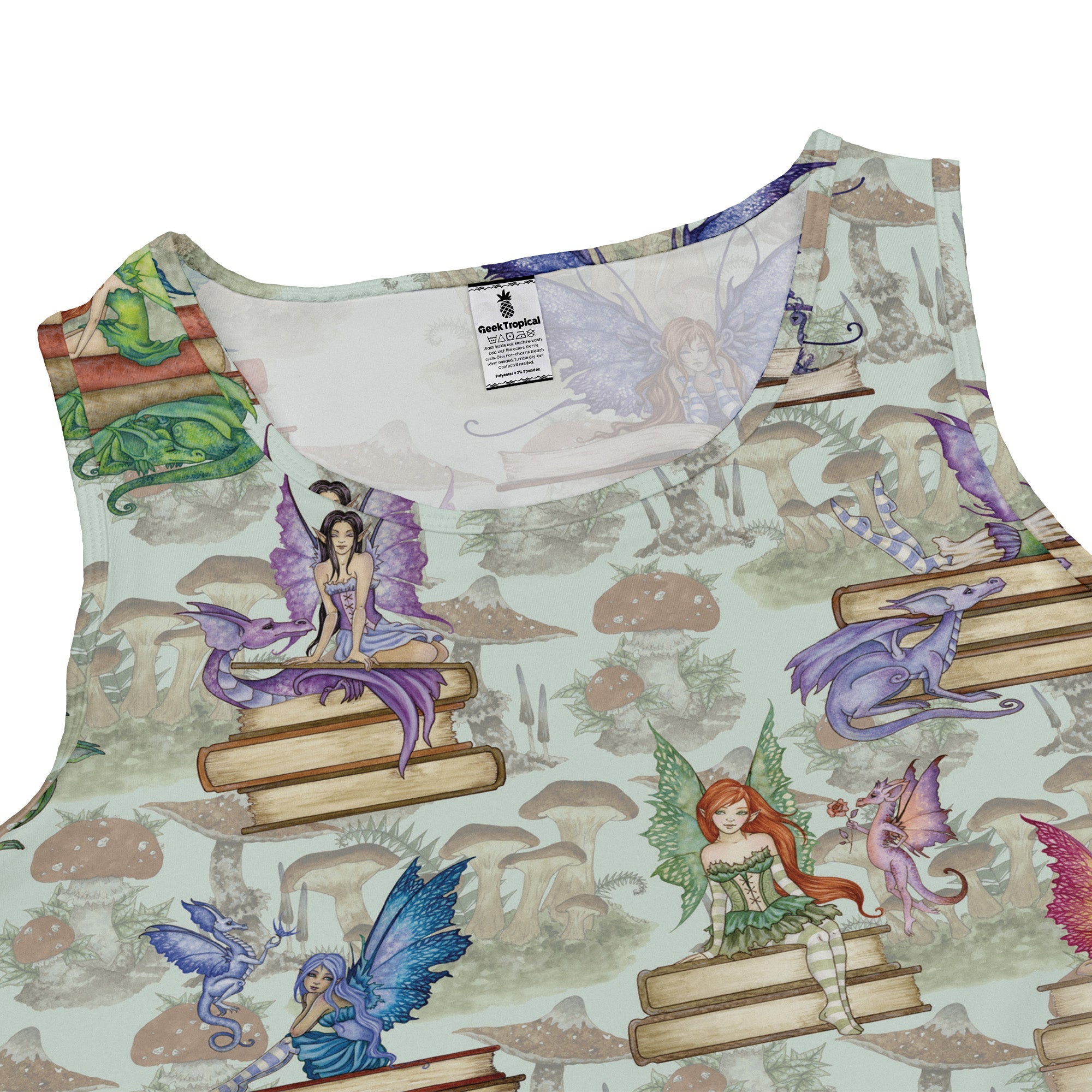 Fairy Tales Dress Geek Nerd Book Prints Design by Amy Brown Fantasy Prints